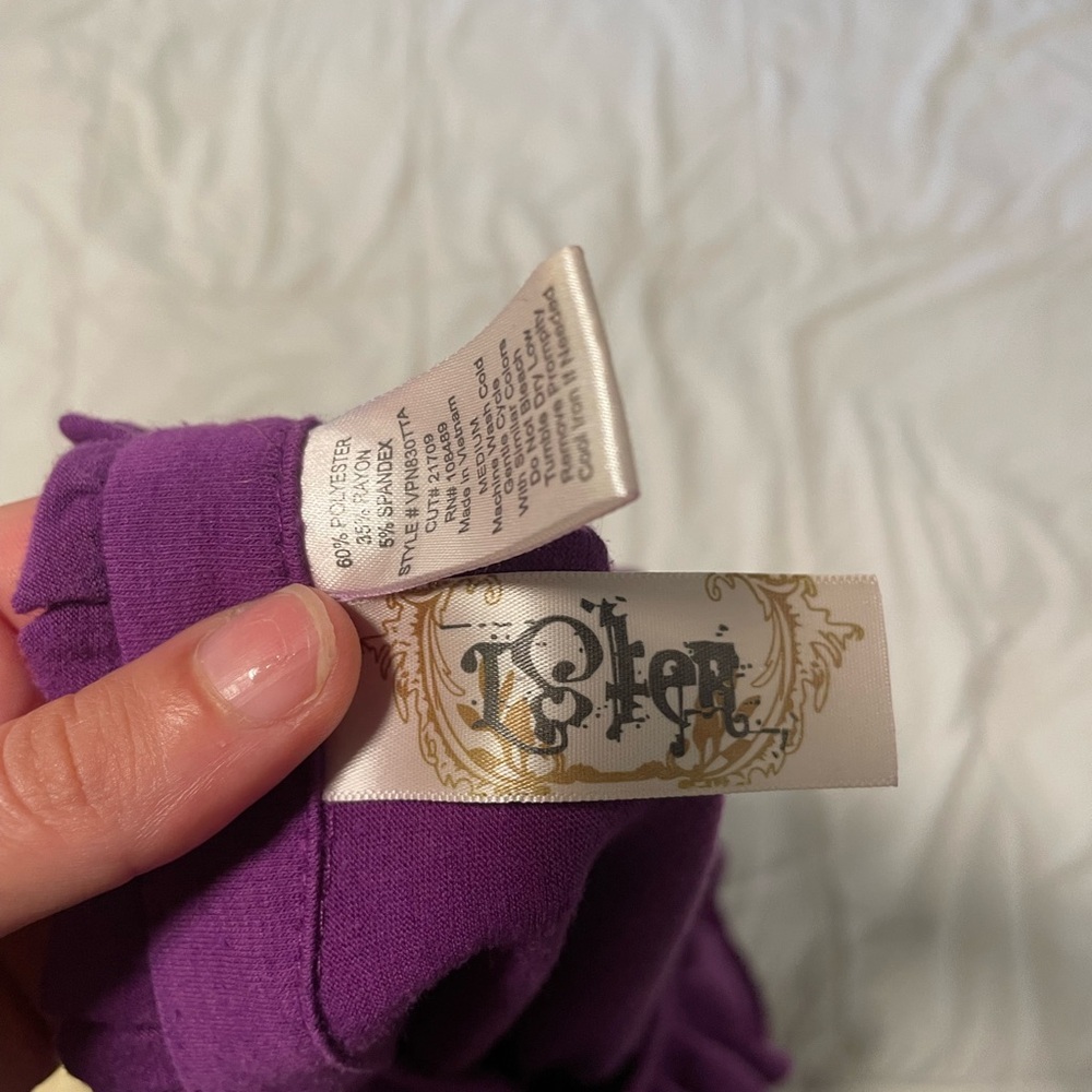 L8ter Purple Mini Dress - Picture 3 of 3